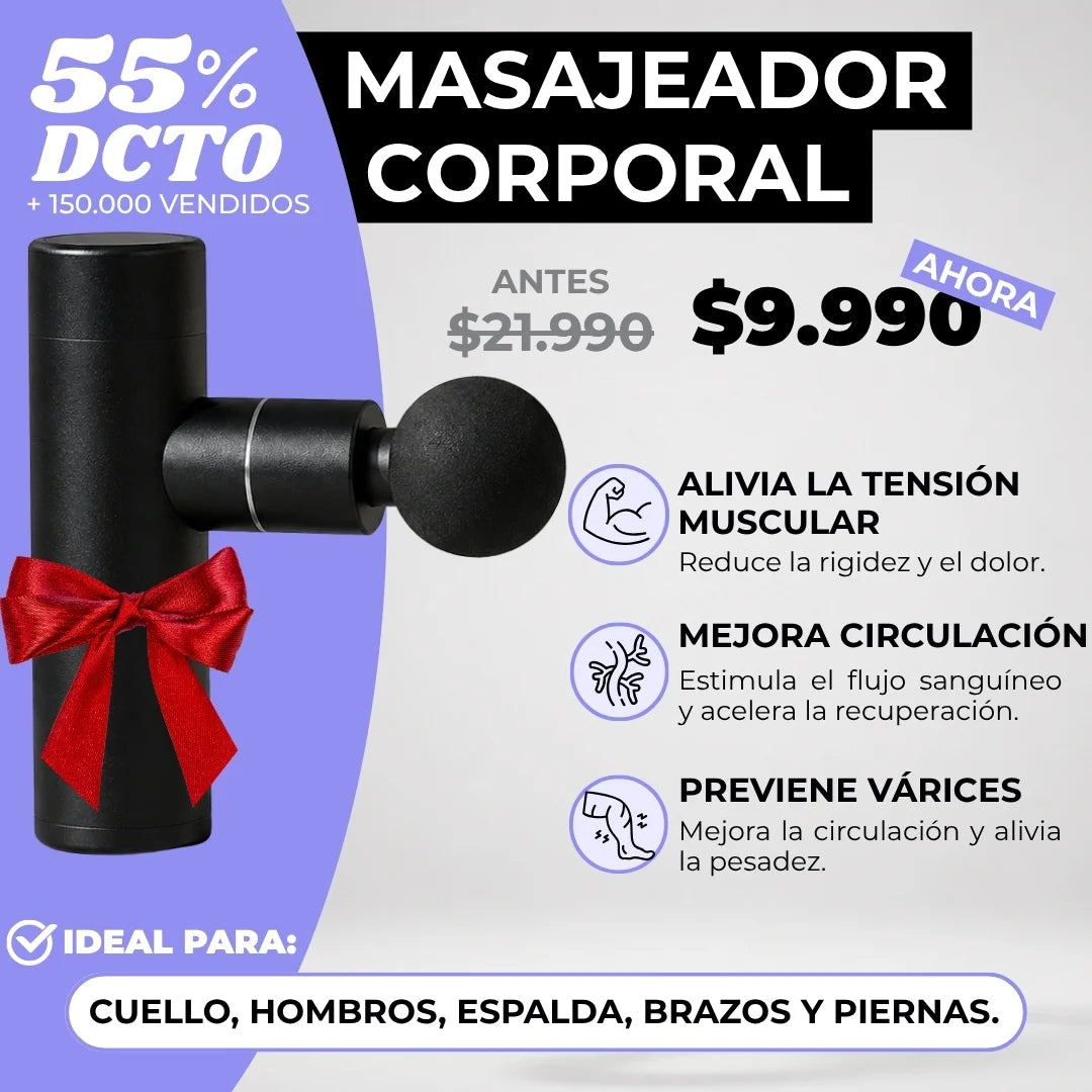 Mini masajeador corporal 4 en 1 Kynd