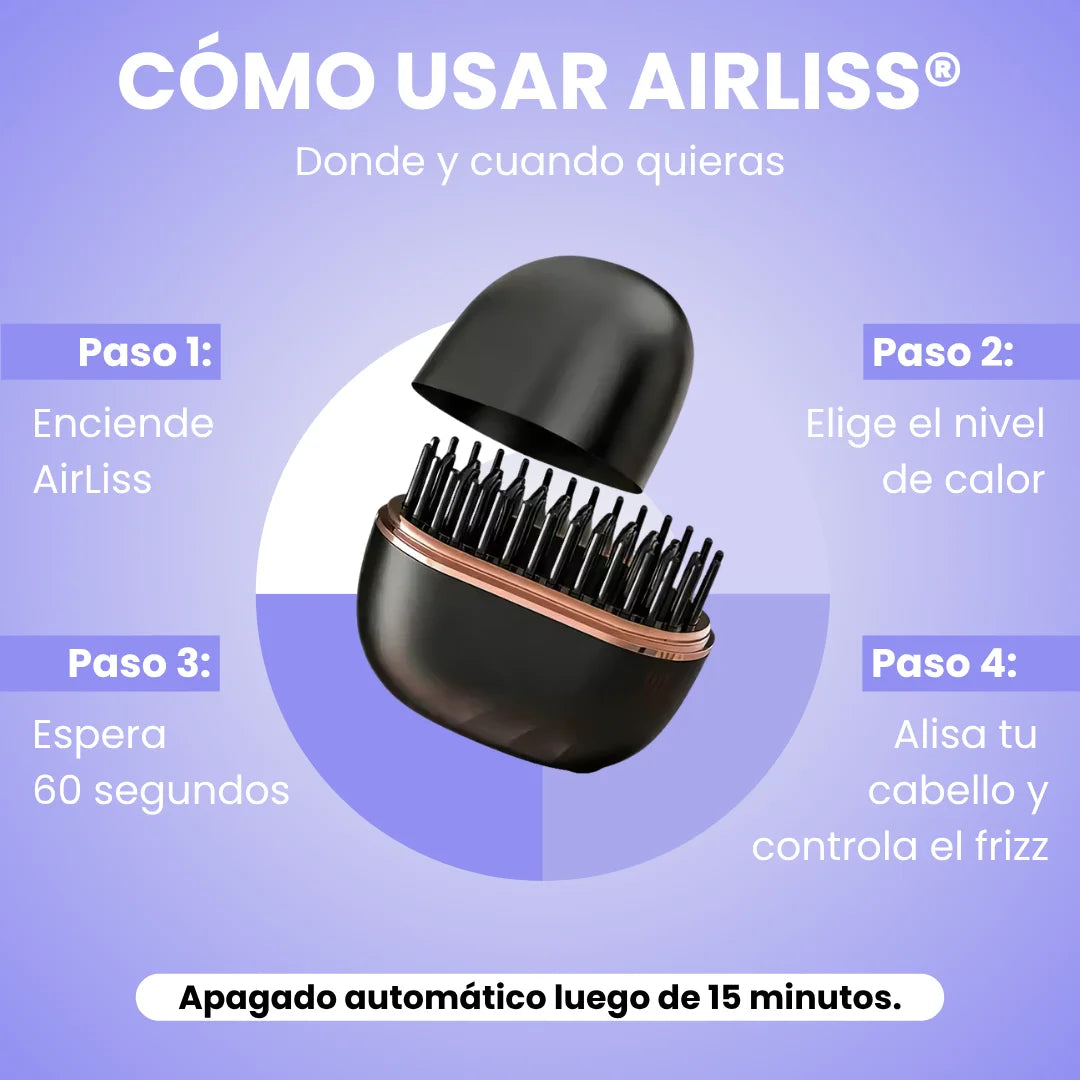 AirLiss®: Tu cabello listo en minutos