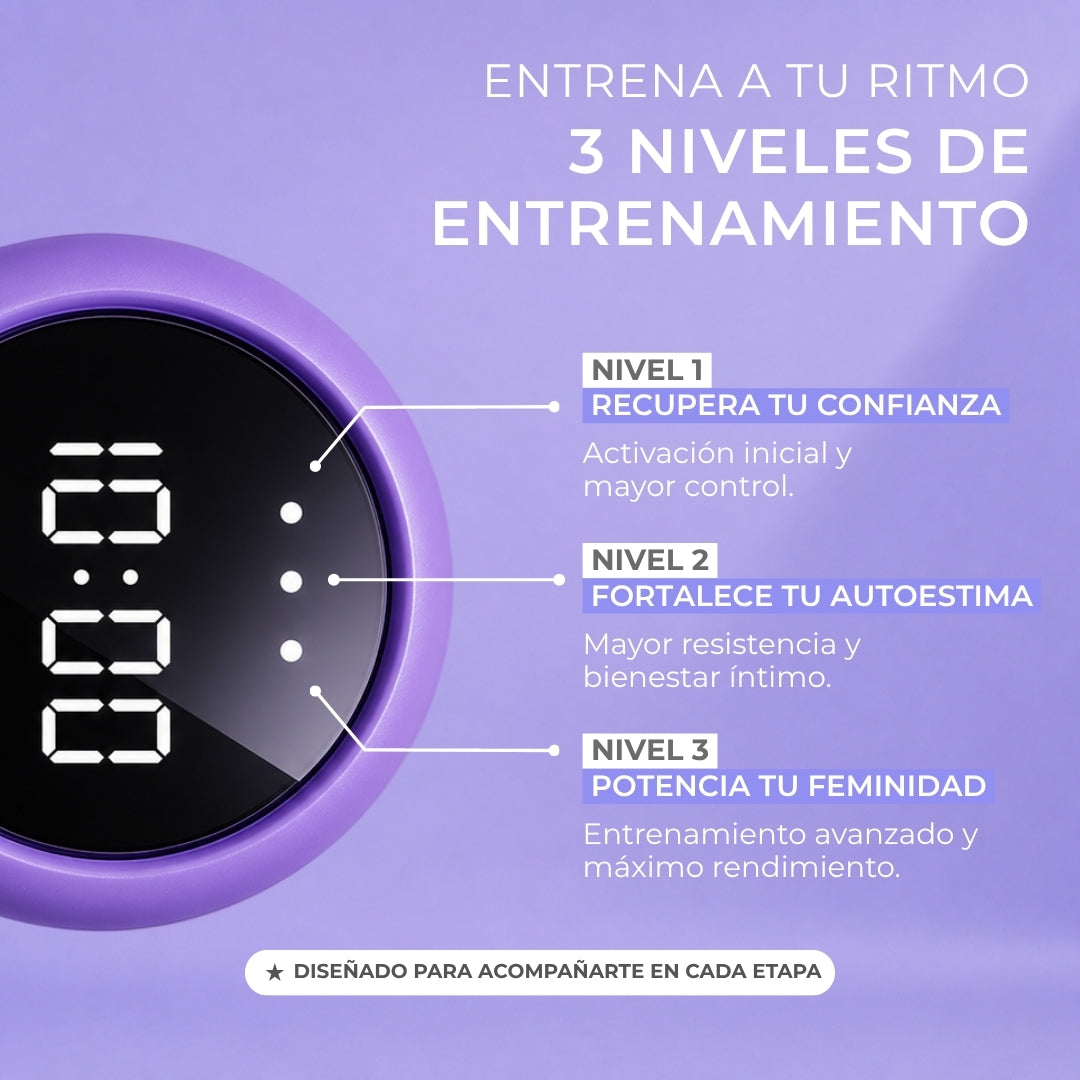 Kynd®: Fortalecedor pélvico de 3 niveles.