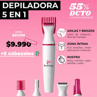 Depiladora 5 en 1 BeShiny Fem™